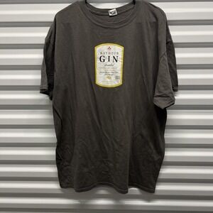 Gildan Mens Phish Bathtub Gin T-Shirt XL Gray Cotton Graphic Concert Band Tee